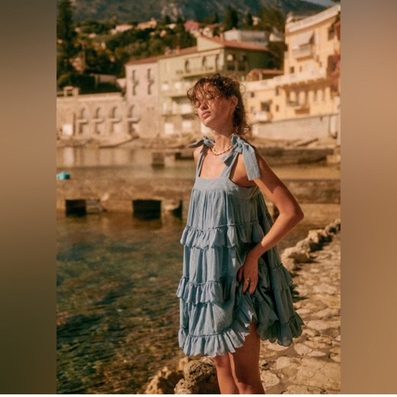 Sezane Embroidered Ruffles Dress - Picture 6 of 16